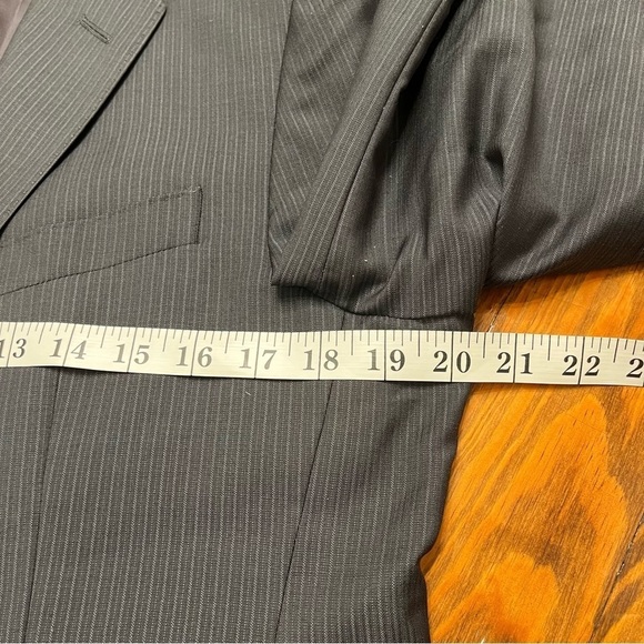 Saks Fifth Avenue 100% Wool Black Series Blazer 38R Cloth by Ermenegildo Zegna - Picture 4 of 11